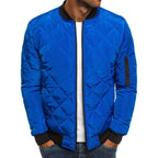 Herren Steppjacke mit hohem Kragen und praktischen Reißverschlusstaschen R&B