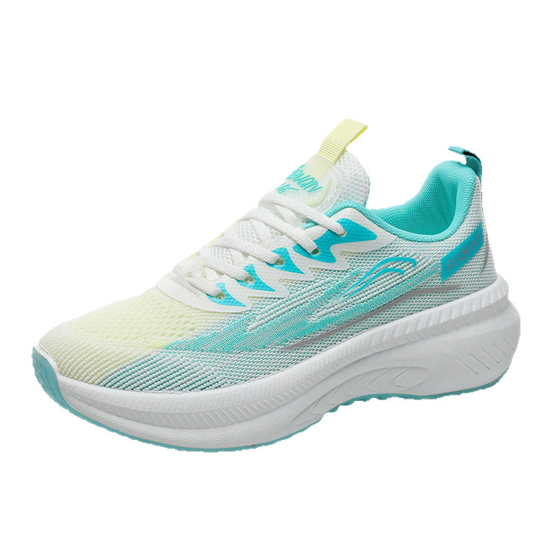 Damen Leichte und flexible Lauf-Sneaker mit atmungsaktivem Mesh-Obermaterial R&B