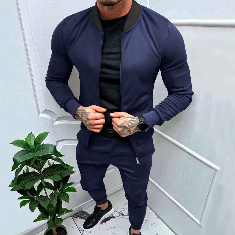 Herren Sportanzug mit modernem Schnitt und praktischen Reißverschlusstaschen R&B