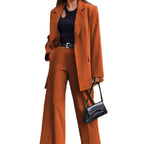 Damen Oversize Blazer Damen Set