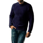Herren Strickpullover mit zeitlosem Strukturdesign