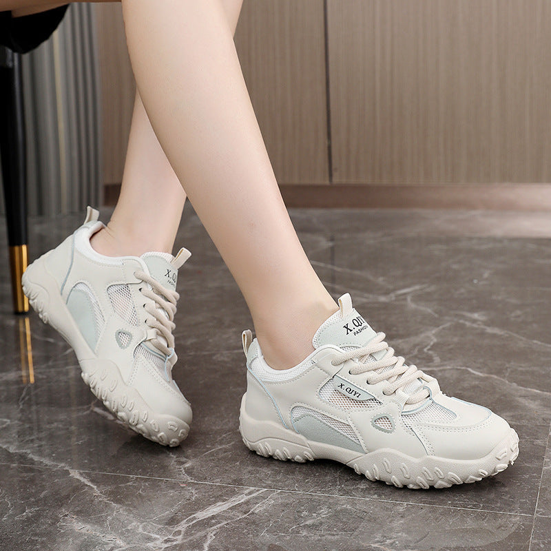 Damen Sportliche Freizeitsneaker mit atmungsaktiven Mesh-Einsätzen und griffiger Laufsohle R&B