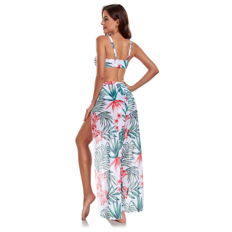 Damen Bikini-Set mit luftiger Strandhose R&B
