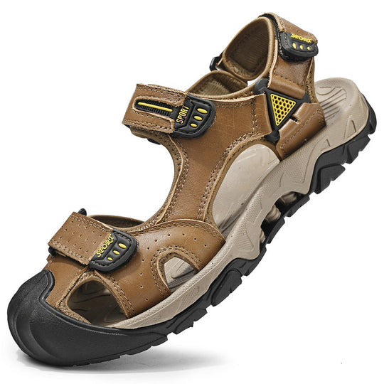 Herren Sportliche Freizeitsandalen mit einem praktischen Klettverschluss und rutschfester Sohle R&B
