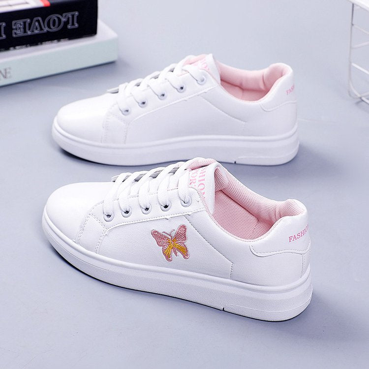 Damen Sneakers mit stilvollem Schmetterlingsmotiv und bequemer Sohle R&B