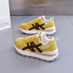 Damen Sportliche Sneakers mit stabiler Sohle und atmungsaktiver Obermaterialstruktur R&B