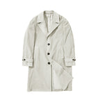 Herren eleganter Trenchcoat aus hochwertigem GewR&Be mit praktischen Taschen R&B