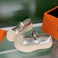 Damen modische Slip-On Sneaker mit breitem Klettverschluss R&B
