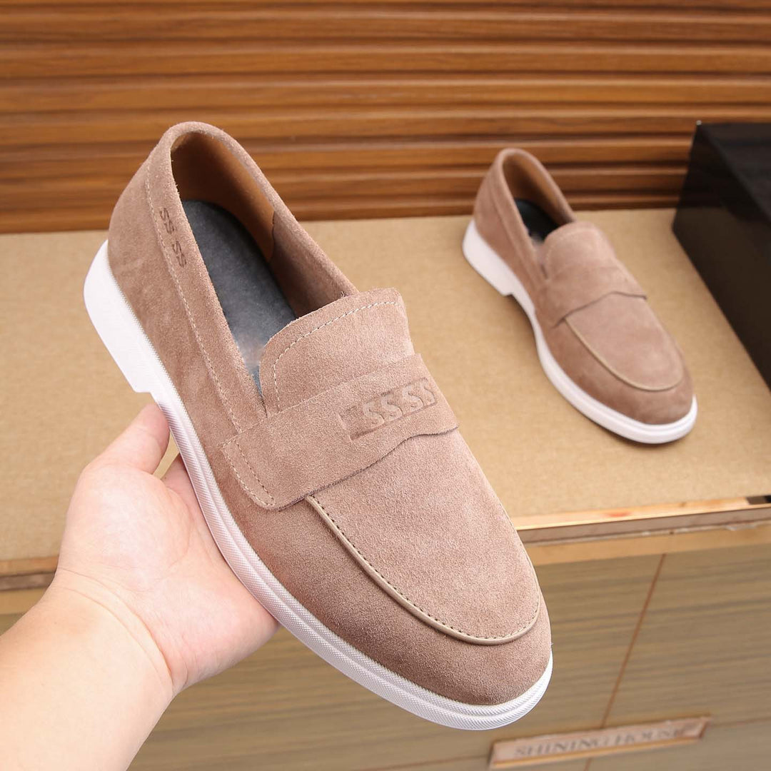 Damen Mokassin Sneaker mit strukturiertem Obermaterial und rutschfester Sohle R&B