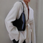 Damen Elegante Blazerjacke mit Gürtel und Taschen R&B