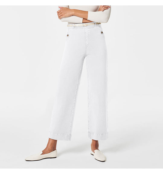 Damen Weitgeschnittene Stoffhose mit eleganten Details R&B