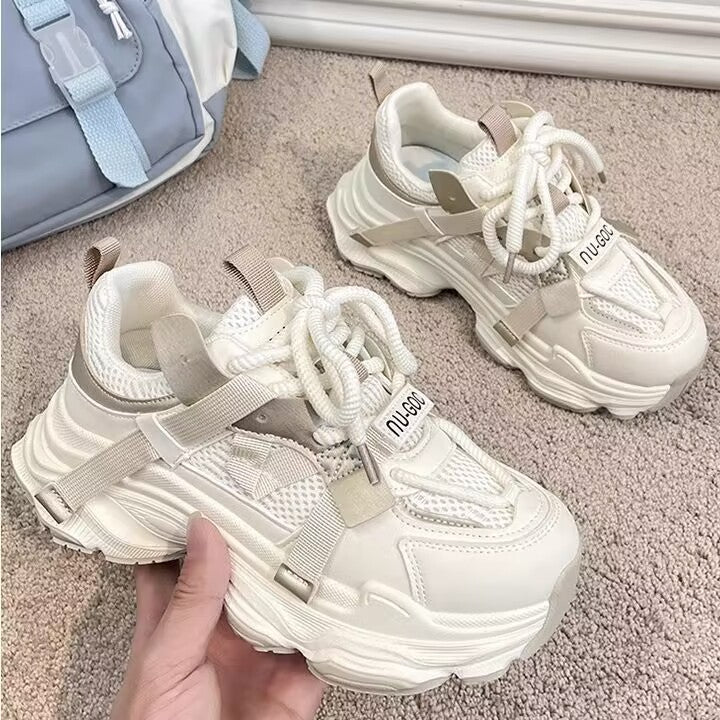 Damen Sportliche Sneakers mit stabiler Laufsohle und atmungsaktivem Obermaterial R&B