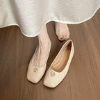 Damen Ballerinas mit dekorativem Schmuckdetail