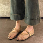 Damen elegante Ballerinas mit Netzdesign R&B