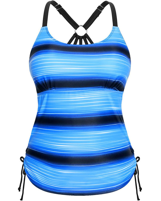 Damen Sportlicher Tankini mit racerback Design R&B