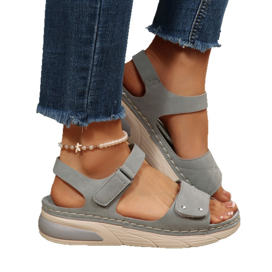 Damen Komfortable orthopädische Sandalen mit Riemen R&B