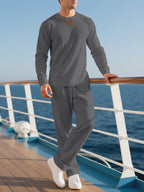 Herren lässiger Pullover und Jogginghose Set R&B