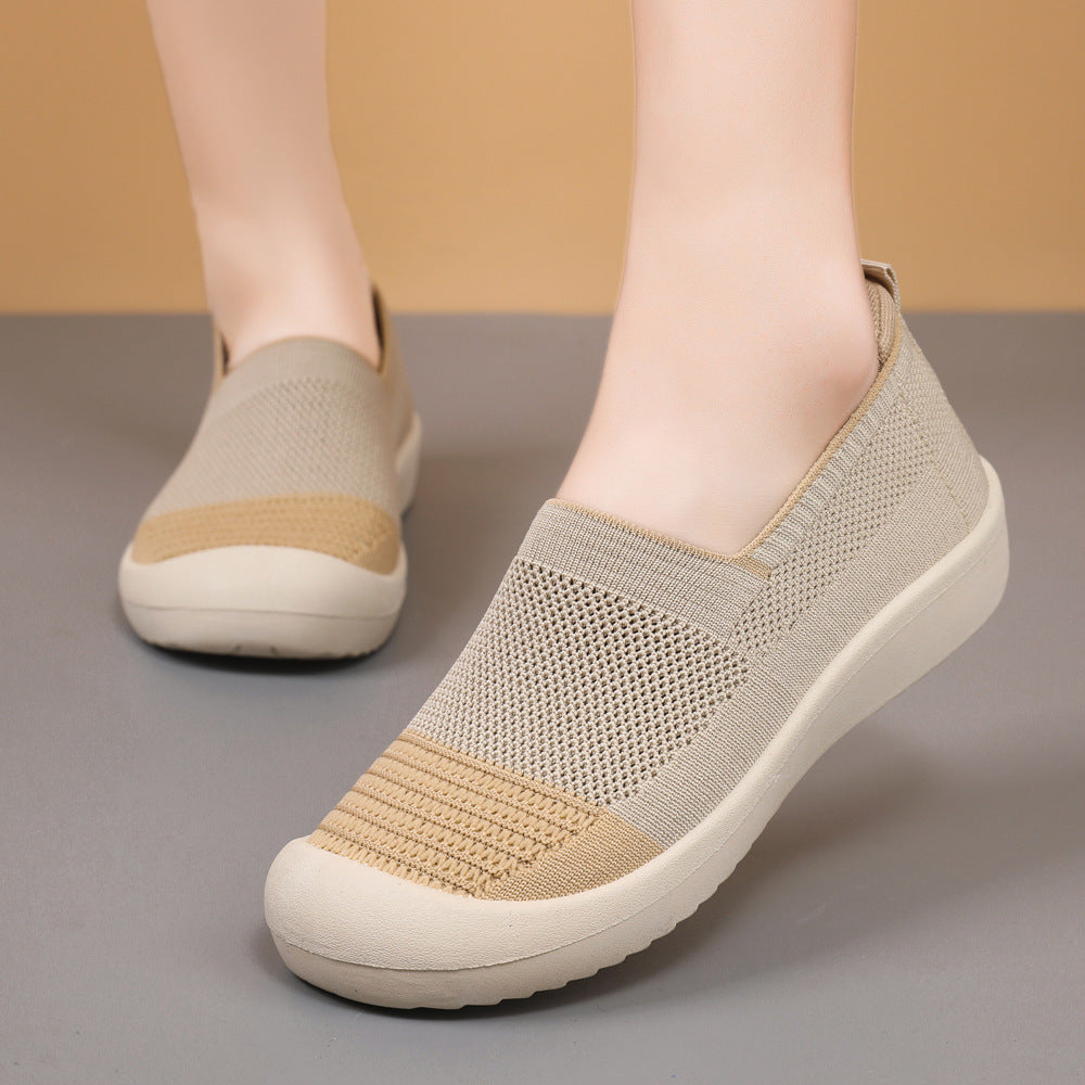 Damen Atmungsaktive Slip-On Sneakers mit gepolsterter Sohle R&B