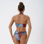 Damen Bikini-Set mit verspieltem Spitze-Design und transparenter Strandumhüllung R&B