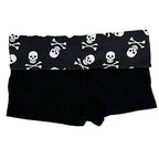 Damen Baumwoll-Boxershorts mit Totenkopf-Muster R&B