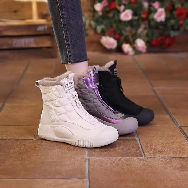 Damen Modische Winterboots mit atmungsaktivem Innenfutter und rutschfester Sohle R&B