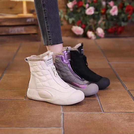 Damen Modische Winterboots mit atmungsaktivem Innenfutter und rutschfester Sohle R&B