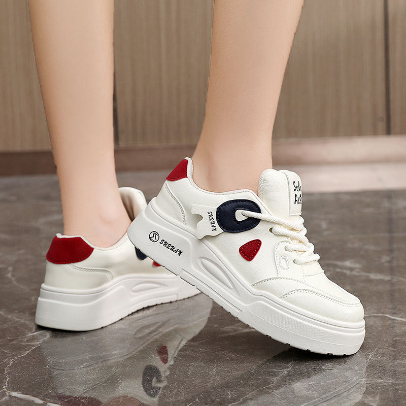 Damen Chunky Sneakers mit modischen Akzenten und bequemer Dämpfung R&B