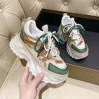 Damen Chunky Sneakers mit atmungsaktiver Mesh-Oberfläche und modischem Design R&B