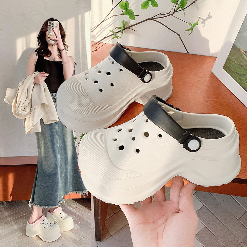 Damen modische Wasserclogs mit rutschfestem Design und verstellbarem Riemen R&B
