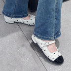 Damen Ballerinas mit elegantem Riemendesign und hochwertiger Steppoptik R&B