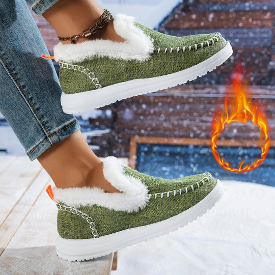 Damen Bequeme und kuschelig gefütterte Sneaker R&B