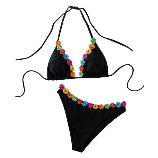 Damen Blütenverzierte Bikinis R&B