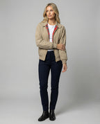 Jacke Khaki Stehkragen Workwear BasR&Ball Uniform Herbst