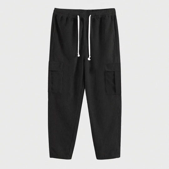 Damen Cargo-Hose mit elastischem Bund und praktischen Seitentaschen R&B