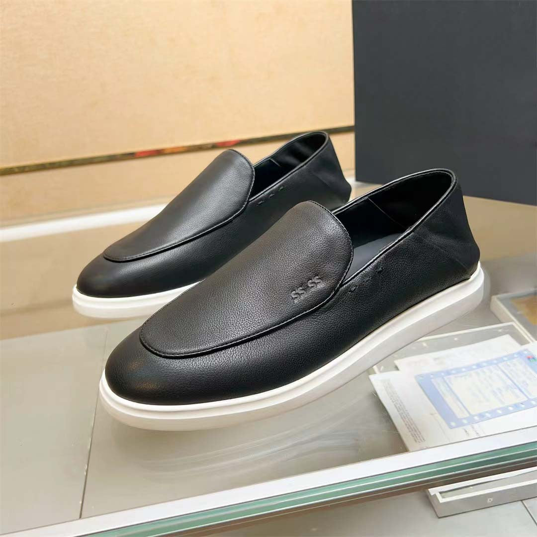 Damen Mokassin-Sneaker mit hochwertiger Lederausstattung und rutschfester Sohle R&B