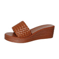 Damen Wedge-Sandalen mit geflochtenem Riemen und ergonomischer Sohle R&B
