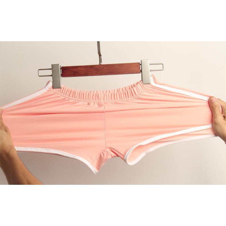 Damen Sportliche Shorts mit elastischem Bund und Kontraststreifen R&B