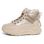 Damen Winterliche High-Top Sneakers mit kuscheligem Innenfutter und rutschfester Sohle R&B