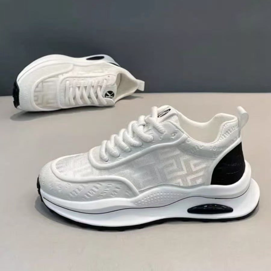 Damen Freizeitsneaker mit atmungsaktiver Oberflächenstruktur und dämpfender Sohle R&B