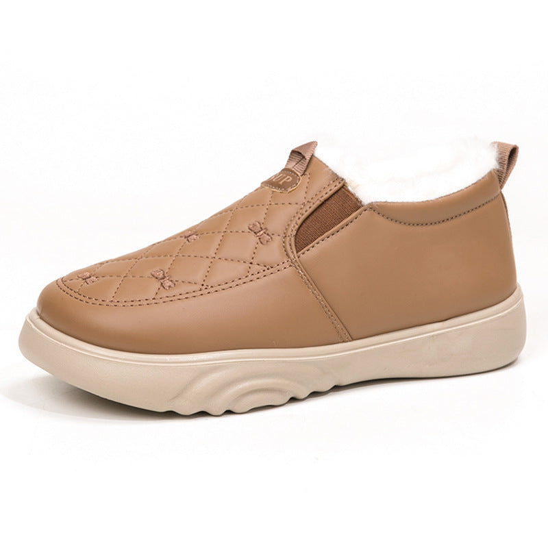 Damen Bequeme und warmgefütterte Slip-On Freizeitschuhe R&B