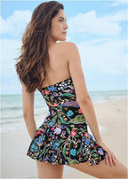 Damen Floral Strandedress R&B