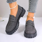 Damen Loafer mit modischem Bund und rutschfester Sohle R&B