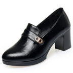 Damen elegante Pumps mit modischem Verschlussdetail
