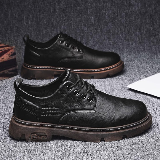 Herren Schnürschuhe aus hochwertigem Leder mit rutschfester Sohle R&B