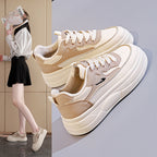 Damen modische Sneakers mit dicker Plattform und atmungsaktiver Oberseite R&B