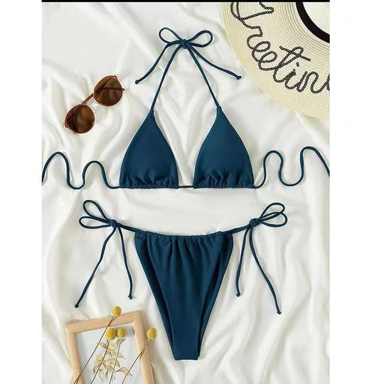 Damen Triangel-Bikini mit verstellbaren Bändern R&B