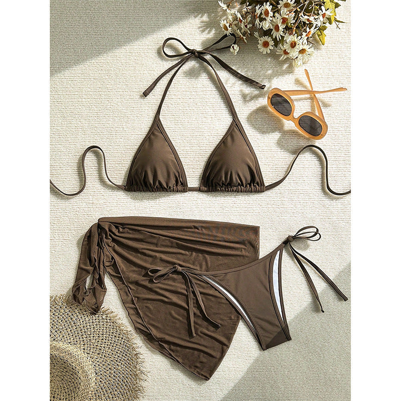 Damen Bikini-Set mit cleverem Wickelrock und verstellbaren Trägern R&B
