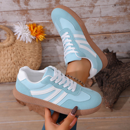 Damen Sportliche Freizeitsneaker mit atmungsaktiver Obermaterialstruktur und rutschfester Sohle R&B