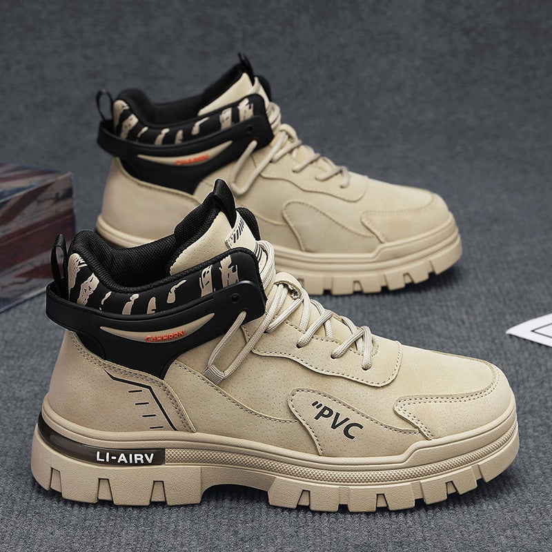 Damen robuste High-Top Sneakers mit verstärkter Sohle und atmungsaktivem Obermaterial R&B