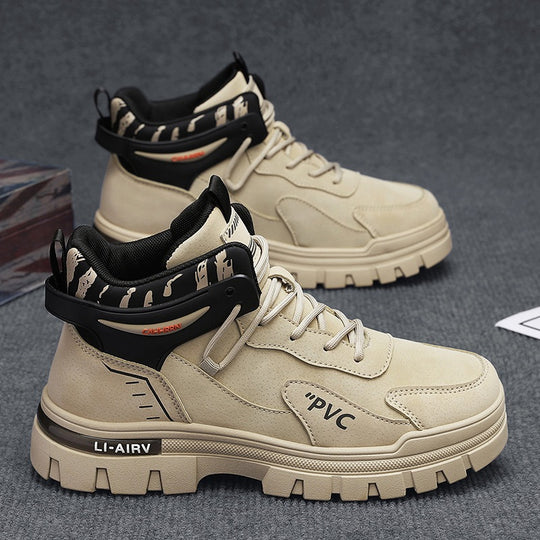 Damen robuste High-Top Sneakers mit verstärkter Sohle und atmungsaktivem Obermaterial R&B